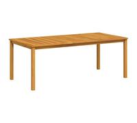 Garden Table Balcony Outdoor Table Dinning Table Solid Acacia Wood vidaXL