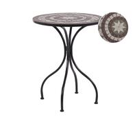 Garden Table Black CARIATI