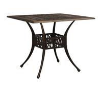 Garden Table Cast Aluminium Outdoor Patio Dining Desk Multi Colours vidaXL