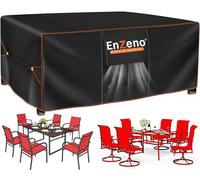 Garden Table Cover Waterproof with Air Vent,180X90 cm Outdoor Furniture Covers