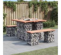 Garden Table Gabion Design Impregnated Wood Pine