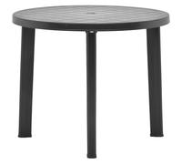 (anthracite) vidaXL Coffee Table Outdoor Couch Side Table Dinner Table Garden Stand Plastic