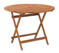 Vidaxl Folding Garden Table 90X75 Cm Solid Wood Acacia Garden Tables