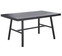 Garden Table Glass Black CANETTO