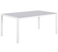 Garden Dining Table 160 x 90 cm Grey CATANIA