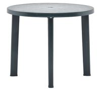 vidaXL Garden Table Green 89 cm Plastic