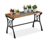 Garden table Lightweight Garden Dining Table Outdoor Patio Table Easy Assembly