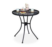 Garden table Lightweight Round Patio Table Outdoor Bistro Table Weatherproof