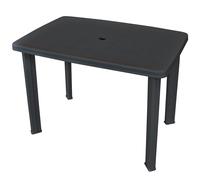 Garden Table Outdoor Dining Table Balcony Dinner Side Table Plastic vidaXL