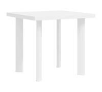 Garden Table Outdoor Dining Table Balcony Dinner Side Table Plastic vidaXL