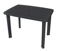 vidaXL Garden Table 101x68x72 cm Plastic Green Outdoor Table Camping Table