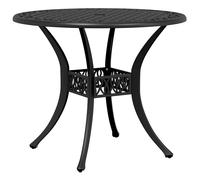 Garden Table Outdoor Dining Table Balcony Side Table Cast Aluminium vidaXL