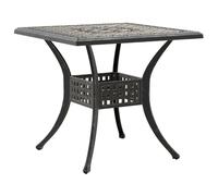 Garden Table Outdoor Dining Table Balcony Side Table Cast Aluminium vidaXL