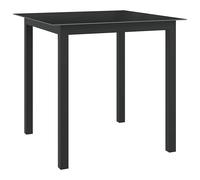 vidaXL Garden Table Light Grey 190x90x74 cm Aluminium and Glass Furniture