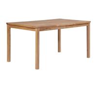 Garden Table Outdoor Dining Table Patio Dinner Table Solid Teak Wood vidaXL