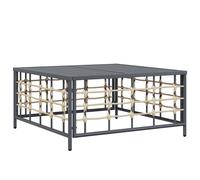 Garden Table Outdoor Dining Table Patio Tea Coffee Table Poly Rattan vidaXL