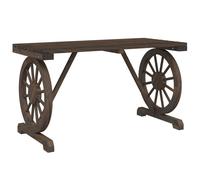 vidaXL Garden Table Outdoor Table Coffee Patio Dining Table Solid Wood Fir