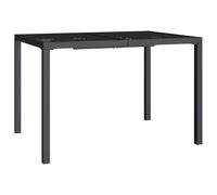 Garden Table Outdoor Table Coffee Tea Dining Table Anthracite Steel vidaXL