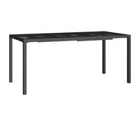 Garden Table Outdoor Table Coffee Tea Dining Table Anthracite Steel vidaXL