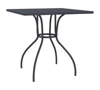 Garden Table Outdoor Table Dining Room Table Anthracite Steel Mesh vidaXL