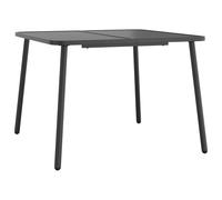 Garden Table Outdoor Table Patio Dining Coffee Table Anthracite Steel vidaXL