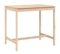 Garden Table Outdoor Table Patio Wooden Dining Table Solid Wood Pine vidaXL