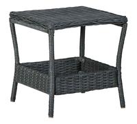 Garden Table Poly Rattan Patio Dining Table Furniture Multi Colours vidaXL
