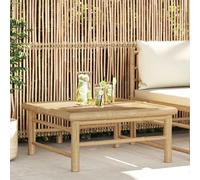 Garden Table Sofa Footrest Foot Stool Outdoor Sofa Armchair Bamboo 65x65x30 cm