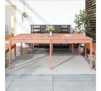 Garden Table Solid Pine Wood Natural Douglas 203.5x100x76cm Outdoor Patio Dining