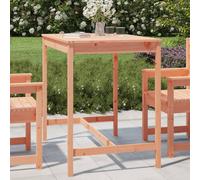 Garden Table Solid Pinewood Natural Douglas 121x82.5x110 cm. Patio Dining Sets