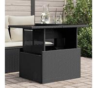 Garden Table with Top Outdoor Table Patio Dining Table Poly Rattan vidaXL