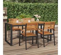 vidaXL Garden Table with U-shaped Legs 180x90x75 cm Solid Wood Acacia