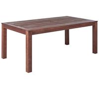 Garden Table Wood Dark Wood TUSCANIA