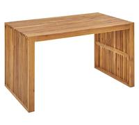 Garden Dining Table BELLANO 70 cm 120 cm Acacia Wood Brown