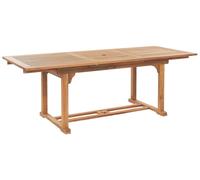 Garden Table Wood Light Wood JAVA