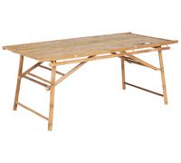 Garden Dining Table TINDARI 180 cm 90 cm Bamboo Light Brown