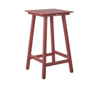 Garden Bar Table ADIRONDACK 60 cm 59 cm Synthetic Material Red