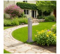 Garden tanker light grey HDPE 90cm stone effect with 1/2inch hose faucet 24x24cm