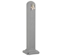 Garden Tanker with Faucet Stone Look Water Column Anthracite/Light Grey vidaXL