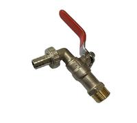 Garden tap Garden Faucet S60x6 Coarse Thread IBC Tank Tap Connecter X 1/2'' 3/4'' Water Coupling Adapter 1000L Home Replacement