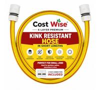 Garden tap to Hose Reel Connection KIT,Link the Two Without Cutting Your existing Hose,Quality 6 Layer Hose with 2 Premium connectors (10m)