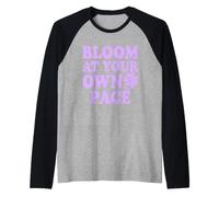 Garden Therapy Mindfulness Self-Care and Mental Wellness Raglan Baseball Tee