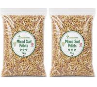 Garden Ting Mixed Suet Pellets Wild Bird Food, 1 kg (Pack of 2)