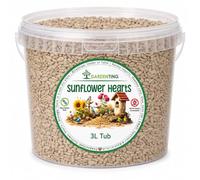 Garden Ting Premium Sunflower Hearts Kernels Wild Bird Food, 3 Litre