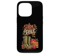 Garden to Plate Fresh Apples Farm Boots Design Case for iPhone 13 Pro