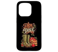 Garden to Plate Fresh Apples Farm Boots Design Case for iPhone 15 Pro