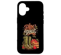 Garden to Plate Fresh Apples Farm Boots Design Case for iPhone 16