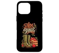 Garden to Plate Fresh Apples Farm Boots Design Case for iPhone 16 Pro Max