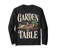 Garden to Table Vegetable Farming Long Sleeve T-Shirt