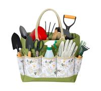Garden Tool Bag - Durable Portable Storage Organizer with Handle, Heavy Duty Oxford Tote for Gardeners Electricians and Contractors, 46x32x13cm Outdoor Yard Utility Carrier Gear 1PC